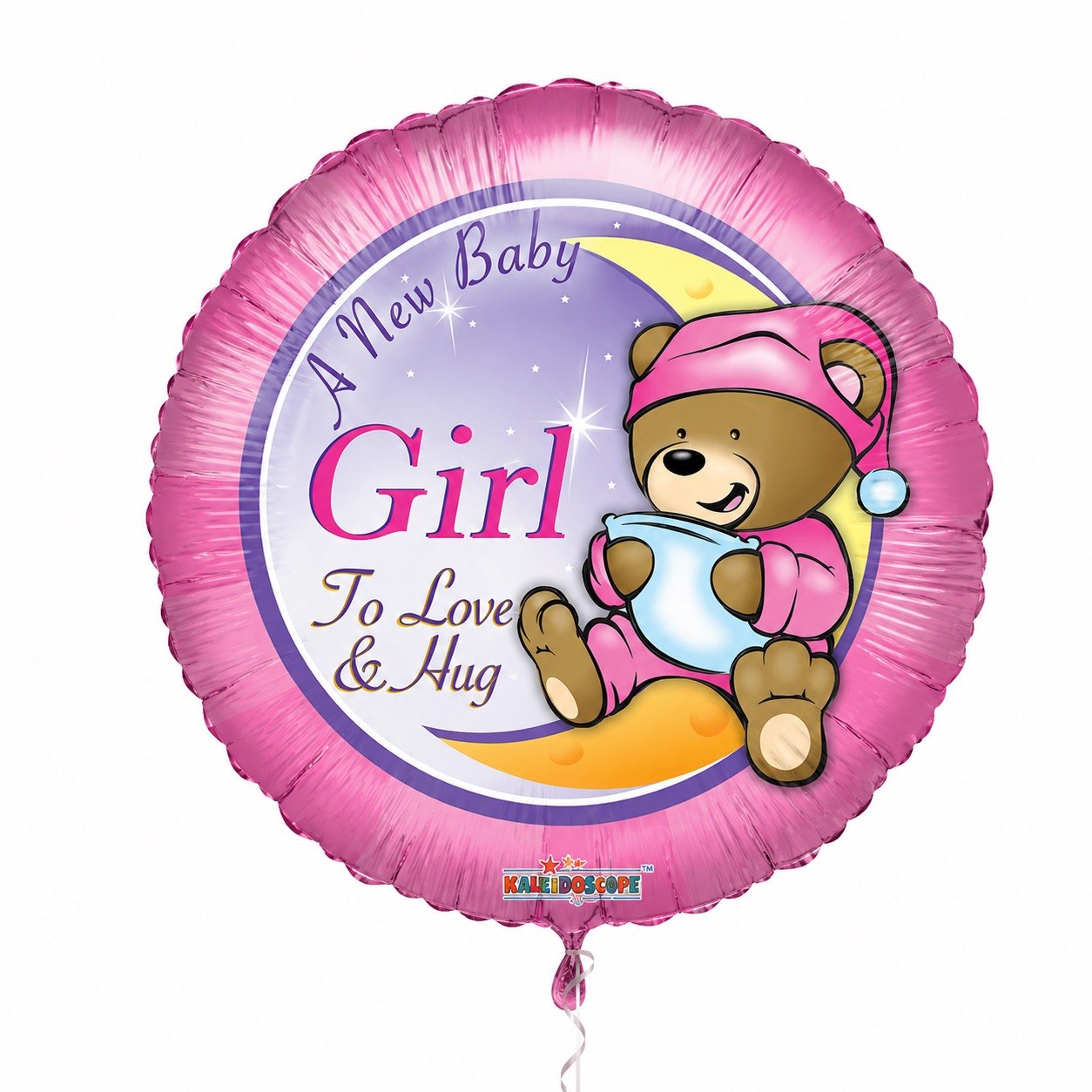 New Baby Girl Foil Helium Balloon – Approx. 18" / 45cm