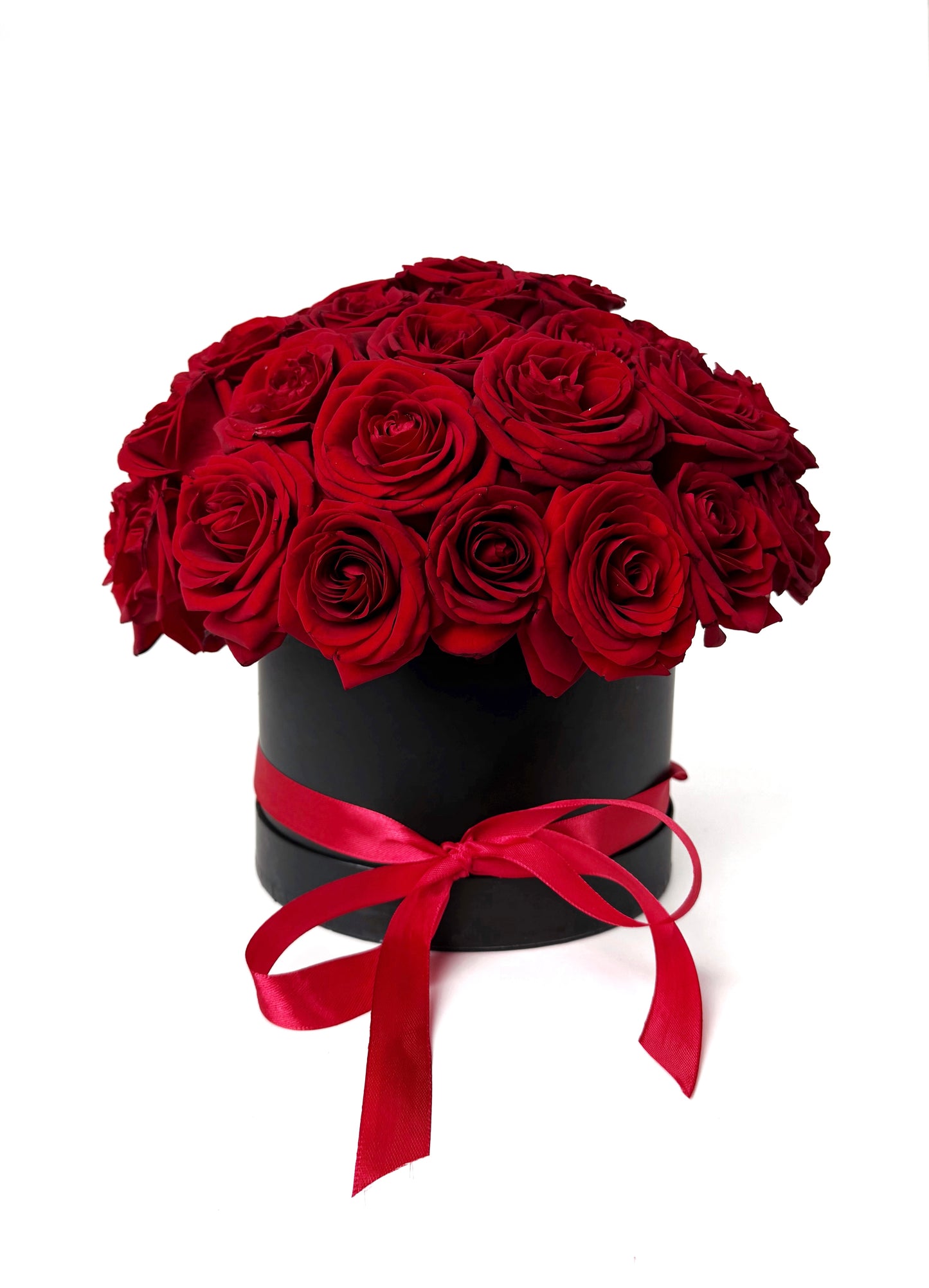 Red Naomi Rose Hat Box - Dome collection