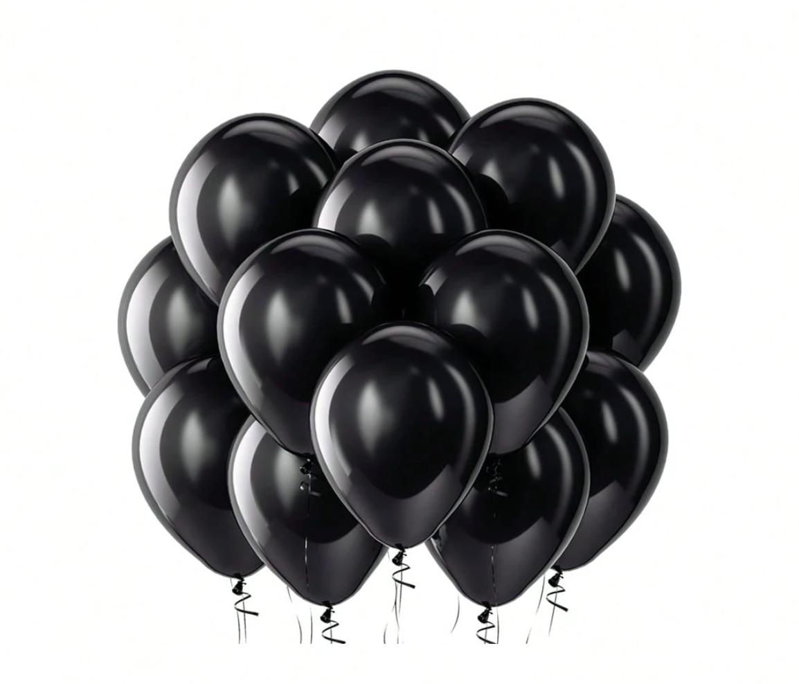 Large 45 см Black Helium Balloon