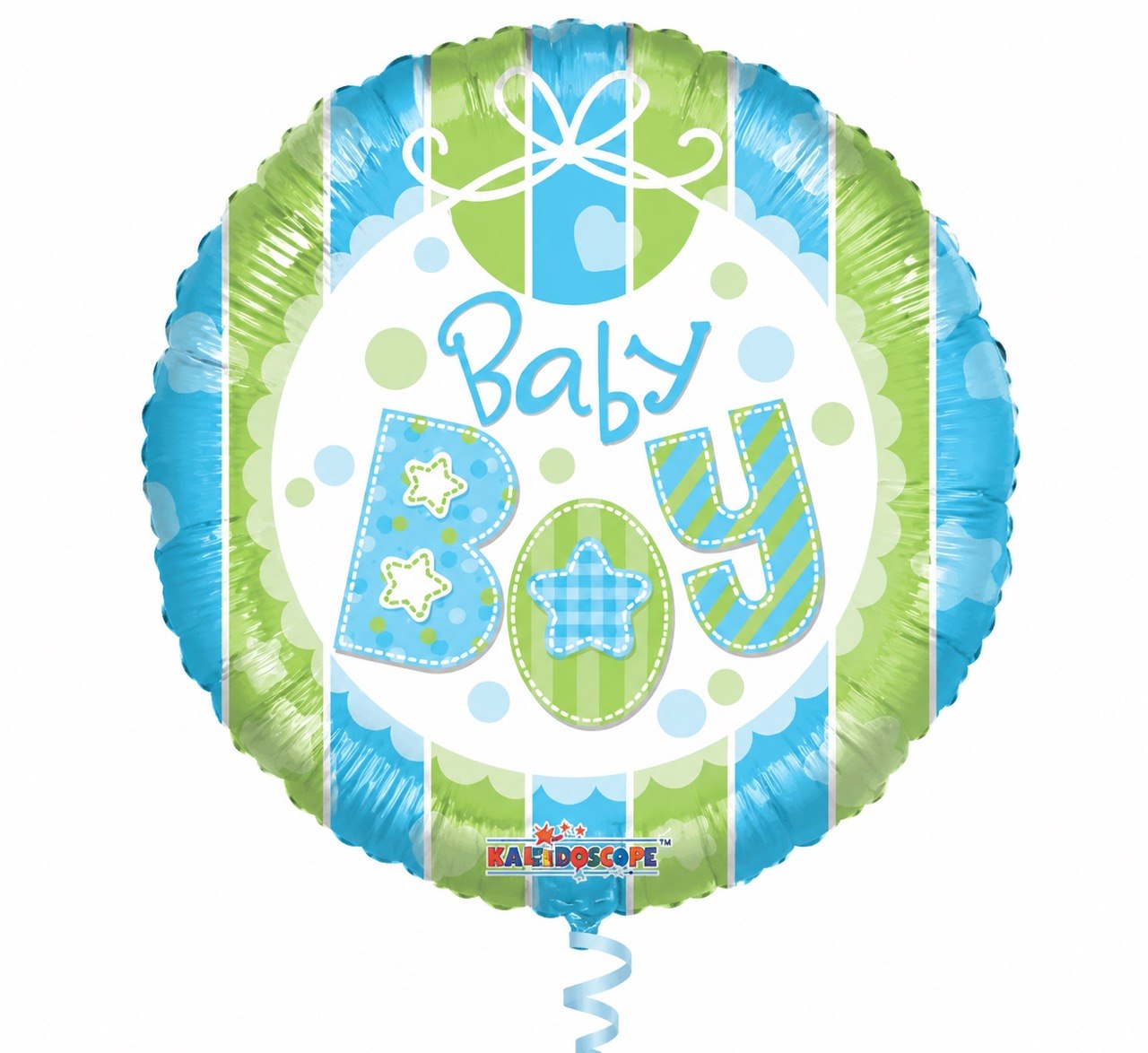 Baby Boy Bib Foil Helium Balloon – Approx. 18" / 45cm